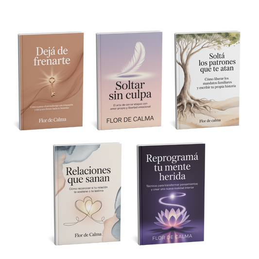 ✨ Pack Profundo de Sanación Emocional - 5 guías para destrabar lo que hoy te duele, te pesa o te frena