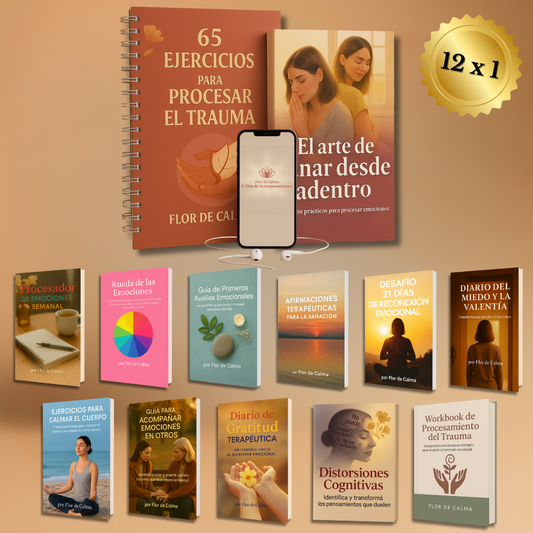 65 Exercises for Processing Trauma + 12 Ebooks + 21 Audios...