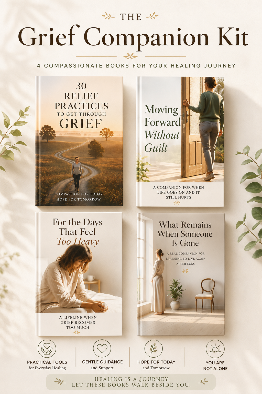 The Grief Companion Kit  - 4 Bestselling Guides to Help You Heal After Loss + 3 extra ebooks