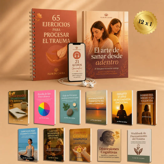 Kit "El Arte de Sanar Desde Adentro" + 21 Audios + 11 Ebooks de Regalo